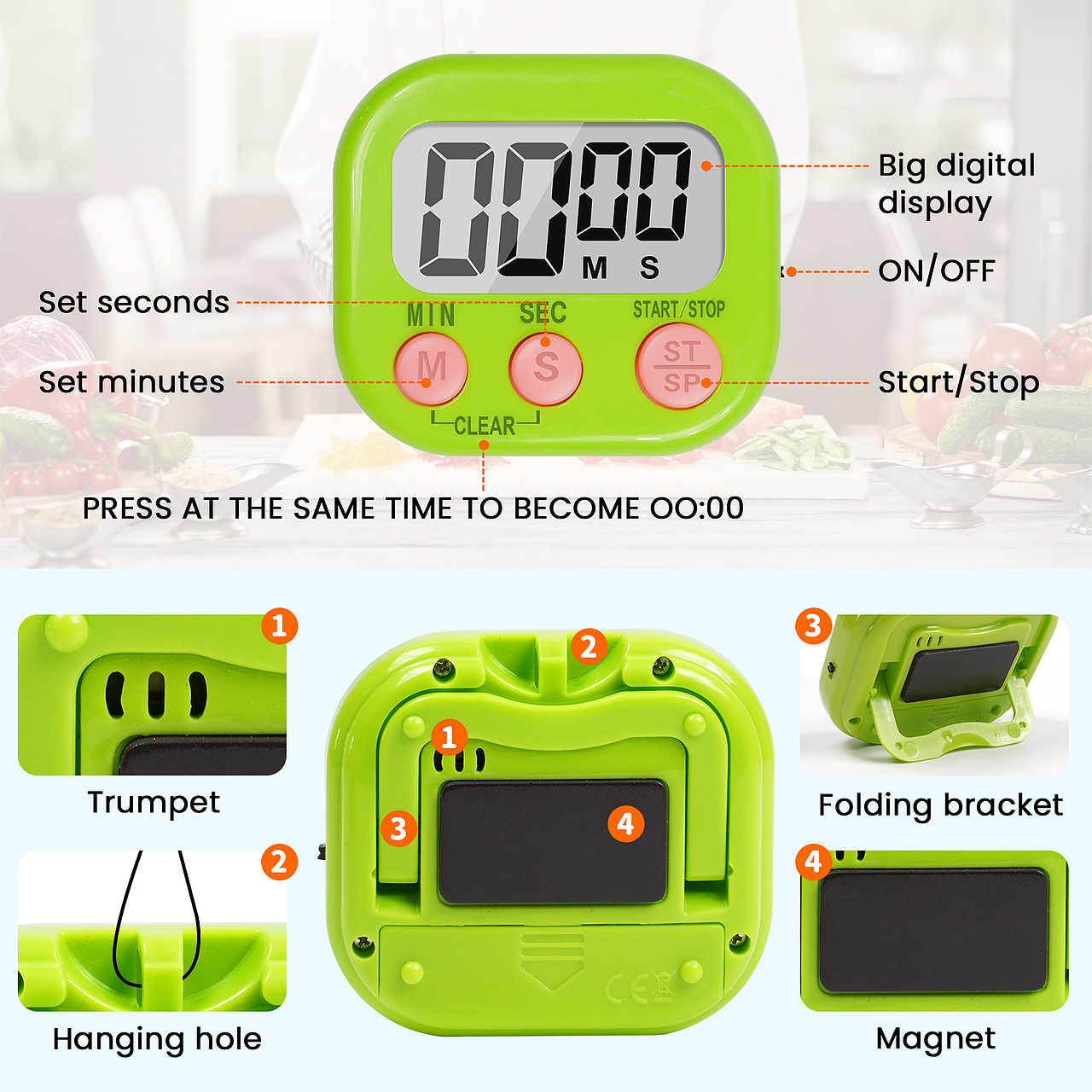 计时器--亚马逊主图（图ZNDAyMzE0MjQ0） - 电商 - 站酷设计师梦珠原创素材 - 站酷ZCOOL