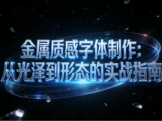 金属质感字体制作：从光泽到形态的实战指南