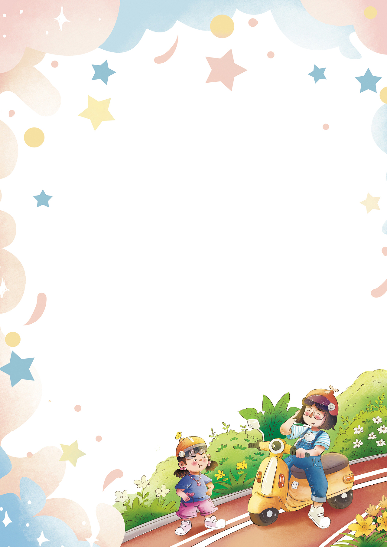 学生作文配图（图ZNDAyMzE5Mjky） - 儿童插画 - 站酷设计师蘑菇月Jan原创素材 - 站酷ZCOOL