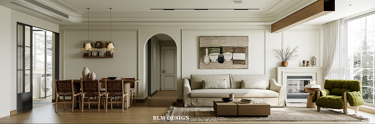 现代法式案例分享（图ZNDAyMzI0ODIw） - 其他空间 - 站酷设计师白龙马羊羊原创素材 - 站酷ZCOOL