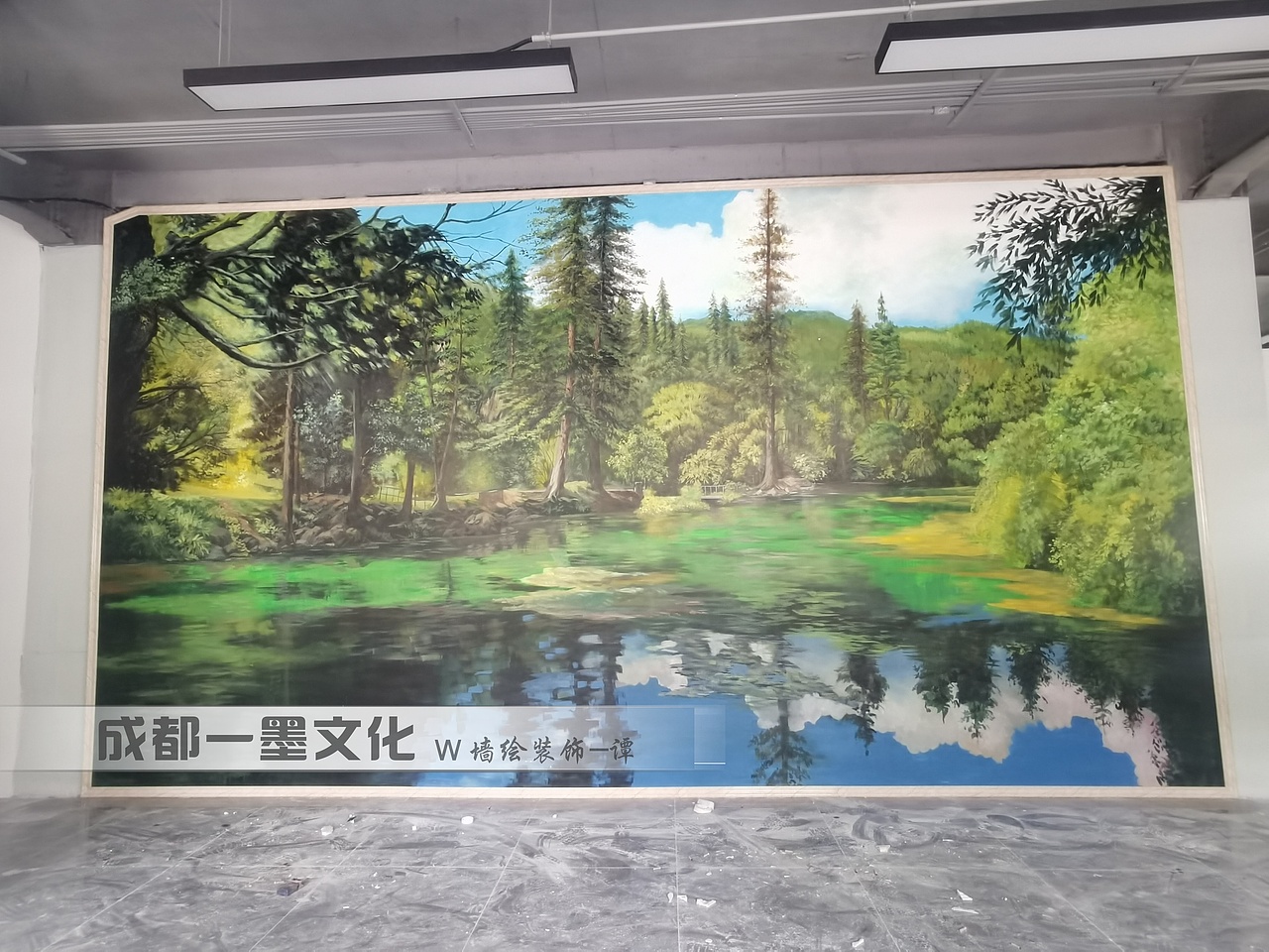景区墙绘，风景油画，写实风景（图ZNDAyMzI3MDY4） - 绘画 - 站酷设计师成都一墨文化创意原创素材 - 站酷ZCOOL