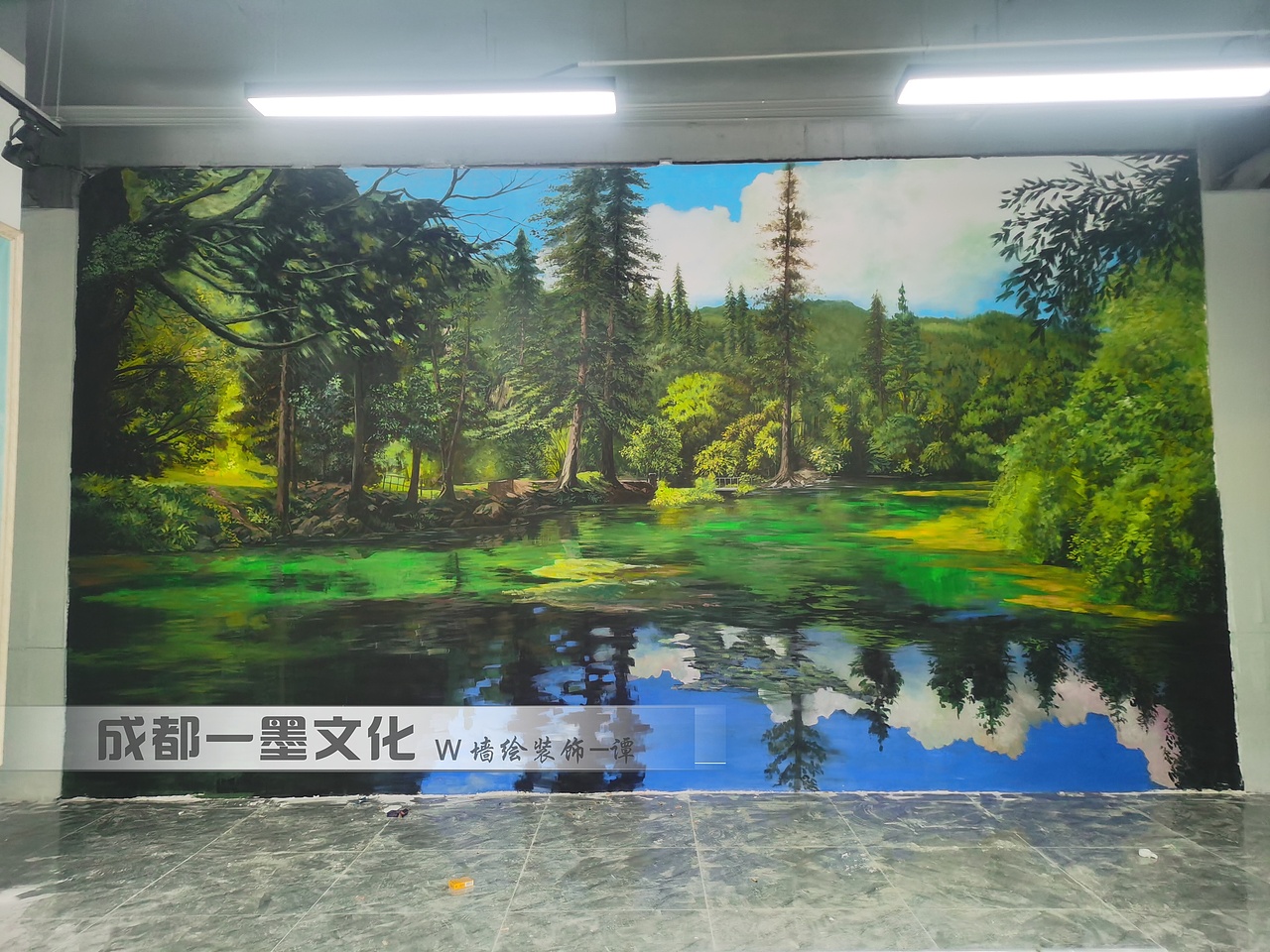 景区墙绘，风景油画，写实风景（图ZNDAyMzI3MDY0） - 绘画 - 站酷设计师成都一墨文化创意原创素材 - 站酷ZCOOL