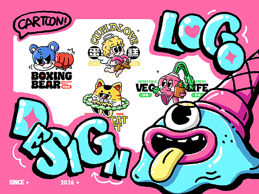 LOGO DESIGN丨卡通Logo设计