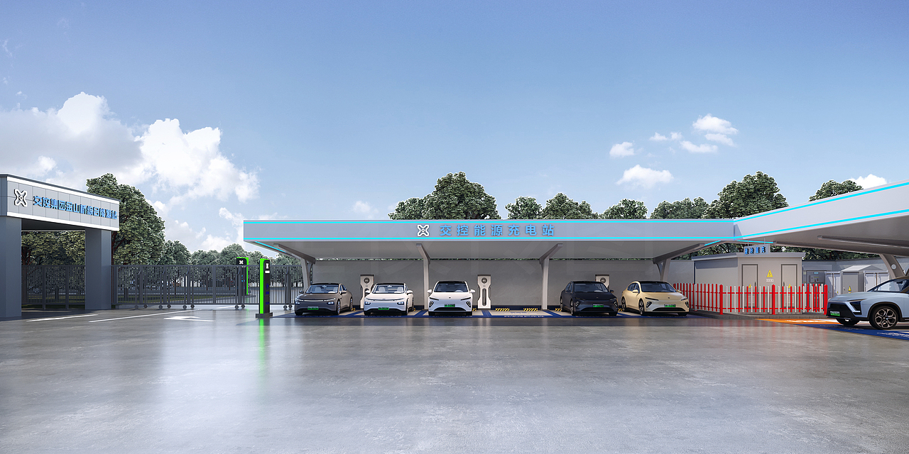 室外综合能源站（图ZNDAyMzM5OTUy） - 商业空间设计 - 站酷设计师予初呀0100原创素材 - 站酷ZCOOL