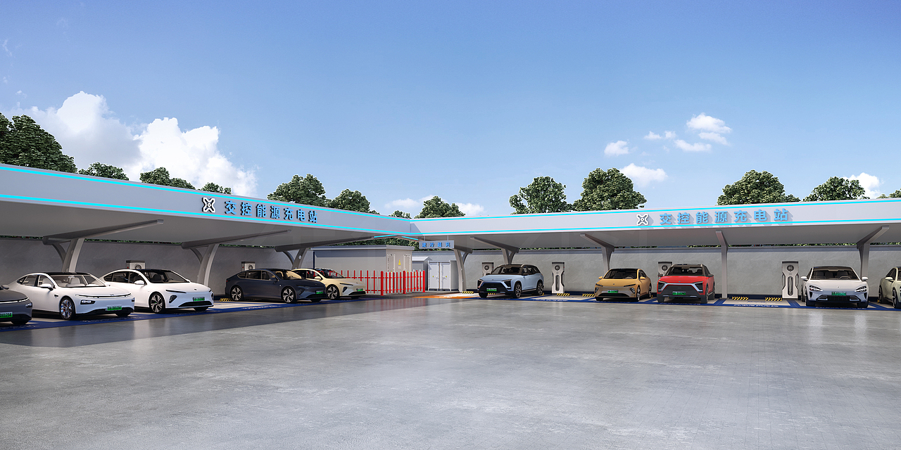 室外综合能源站（图ZNDAyMzM5OTY0） - 商业空间设计 - 站酷设计师予初呀0100原创素材 - 站酷ZCOOL