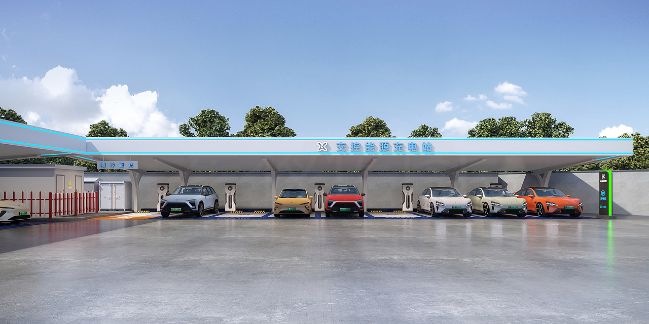 室外综合能源站（图ZNDAyMzM5OTQ4） - 商业空间设计 - 站酷设计师予初呀0100原创素材 - 站酷ZCOOL