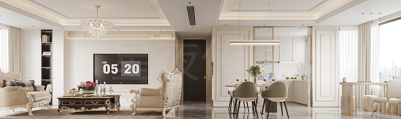 简欧风，轻奢有度优雅如诗（图ZNDAyMzQxMTEy） - 家装设计 - 站酷设计师Z833567917原创素材 - 站酷ZCOOL