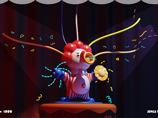 萌趣小丑洒水玩具 | 火鸦创意