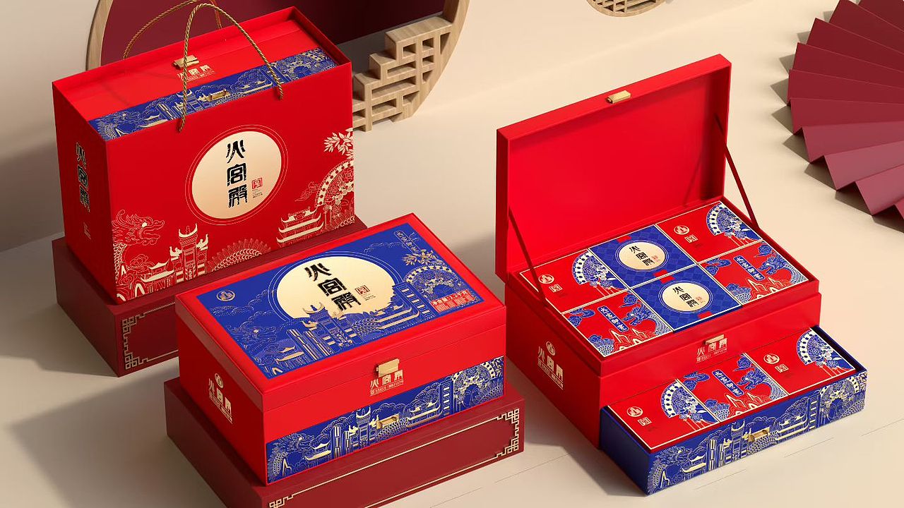 巨灵 | 火宫殿系列礼盒分享（图ZNDAyMzQyNzI4） - 包装 - 站酷设计师广州巨灵包装设计原创素材 - 站酷ZCOOL