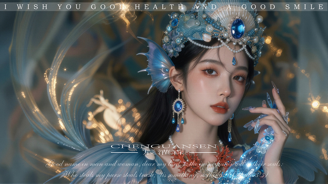 辰灌森 | 深海灵姬系列-0003（图ZNDAyMzQzODI4） - 修图/后期 - 站酷设计师辰灌森原创素材 - 站酷ZCOOL