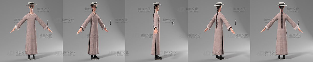 一组三维角色资产作品展示（图ZNDAyMzQ1MTA4） - 动画/影视 - 站酷设计师趣豆文化原创素材 - 站酷ZCOOL