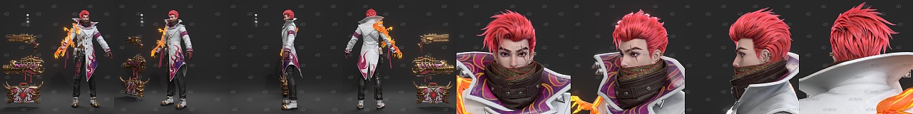 一组三维角色资产作品展示（图ZNDAyMzQ1MTE2） - 动画/影视 - 站酷设计师趣豆文化原创素材 - 站酷ZCOOL