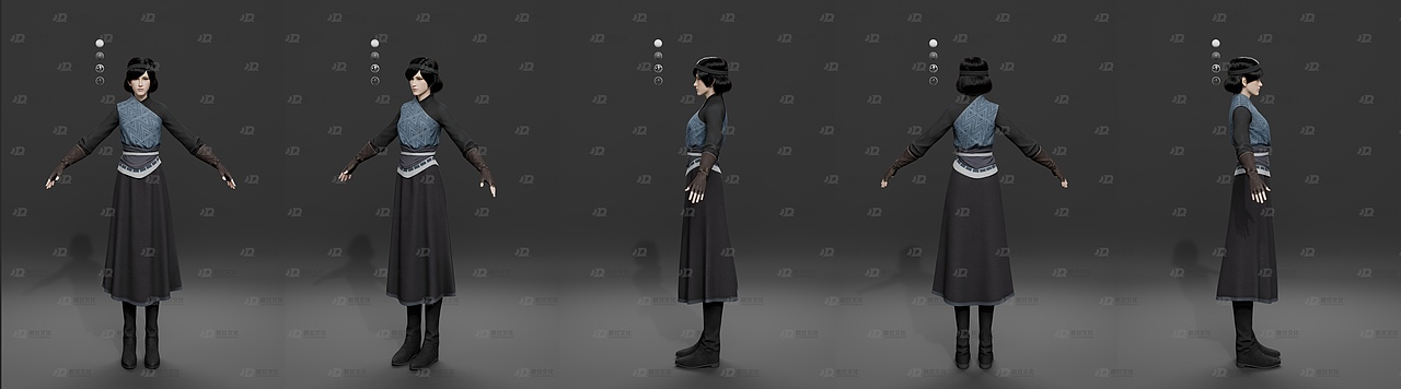 一组三维角色资产作品展示（图ZNDAyMzQ1MTIw） - 动画/影视 - 站酷设计师趣豆文化原创素材 - 站酷ZCOOL