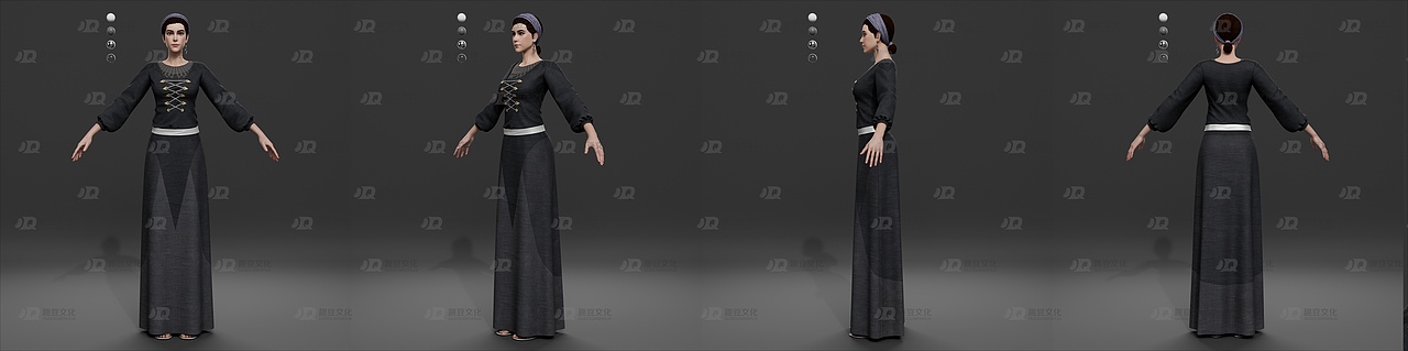 一组三维角色资产作品展示（图ZNDAyMzQ1MTY0） - 动画/影视 - 站酷设计师趣豆文化原创素材 - 站酷ZCOOL