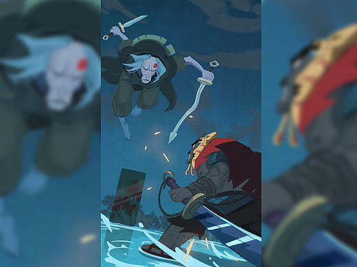 中国奇谭2-三郎-原创插画手机壁纸