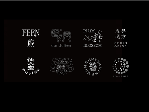 新中式logo，字体设计，图形构成