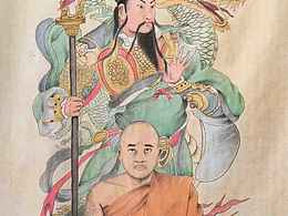 國(guó)畫工筆人物關(guān)羽大師圖