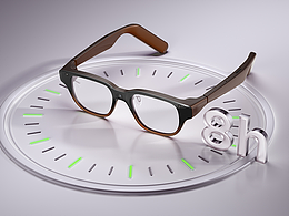 AI Glasses Concept - AI+三維作品
