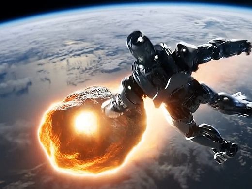 神秘黑影救地球？！