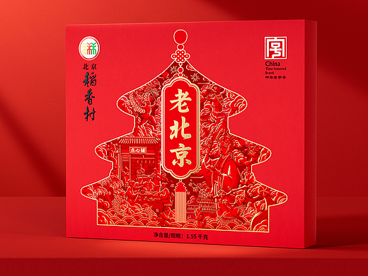 插画包装设计｜北京稻香村·老北京