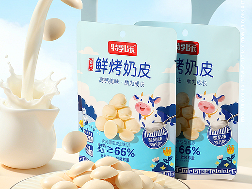 特乳乐|零食|鲜烤奶皮酸奶味