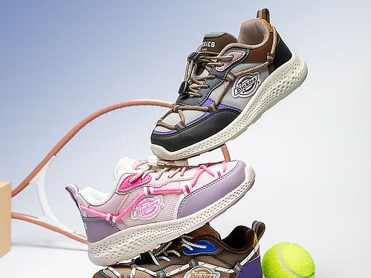 春季运动鞋子拍摄