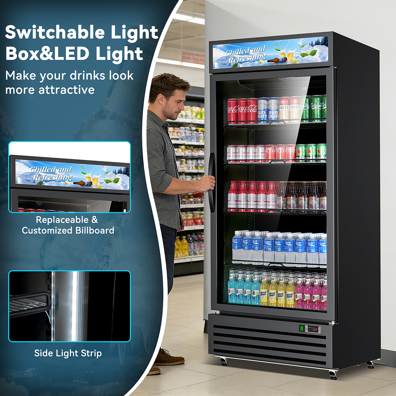 饮料冰柜（图ZNDAyMzY5MjU2） - 电子产品 - 站酷设计师小鬼qwq原创素材 - 站酷ZCOOL