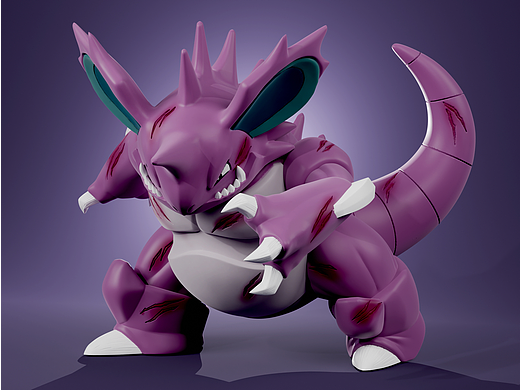 宝可梦超梦神奇宝贝精灵尼多王Nidoking