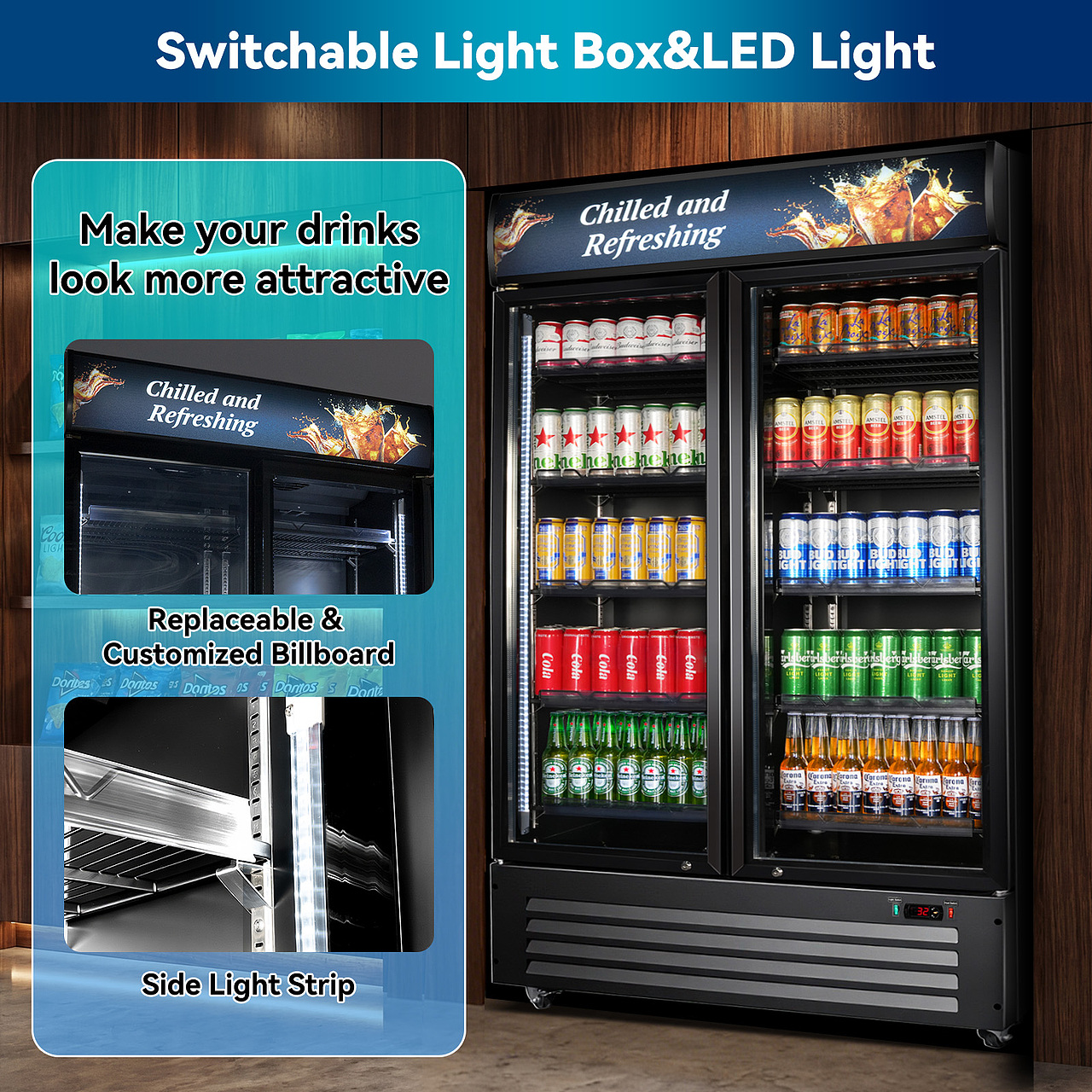 饮料冰柜（图ZNDAyMzcwMzEy） - 电子产品 - 站酷设计师小鬼qwq原创素材 - 站酷ZCOOL