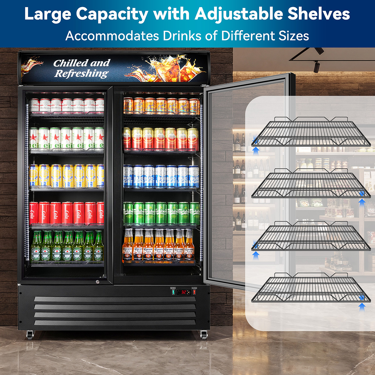 饮料冰柜（图ZNDAyMzcwMzIw） - 电子产品 - 站酷设计师小鬼qwq原创素材 - 站酷ZCOOL