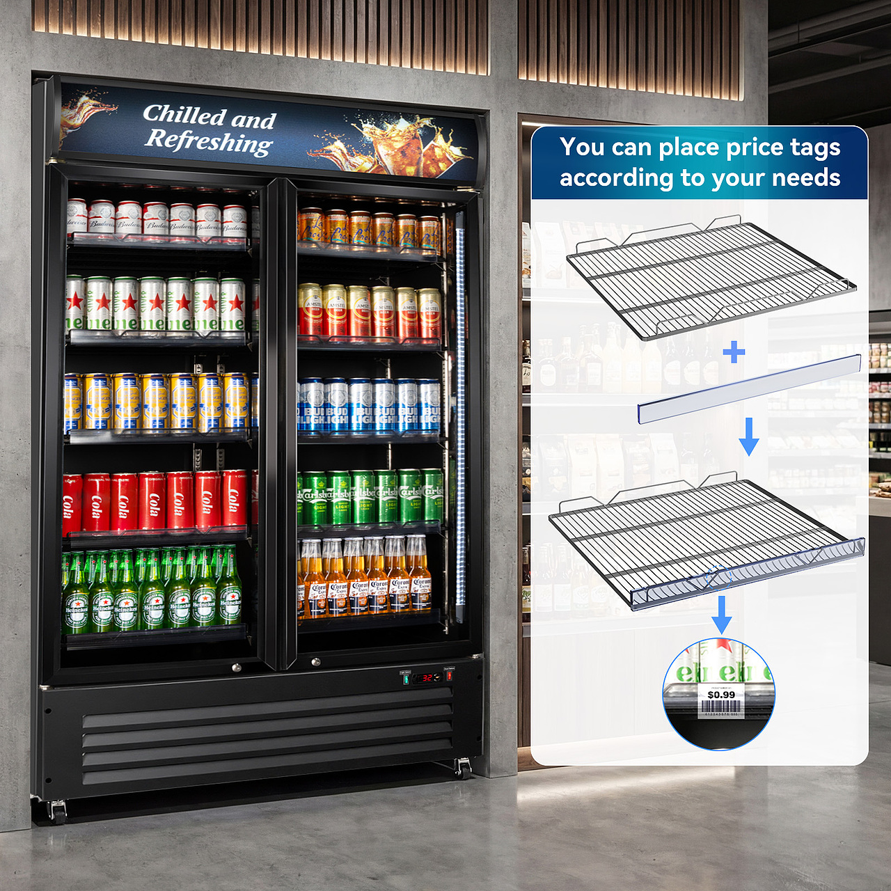 饮料冰柜（图ZNDAyMzcwMzI4） - 电子产品 - 站酷设计师小鬼qwq原创素材 - 站酷ZCOOL