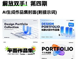 设计作品集封面不用愁，AI帮你高效搞定！