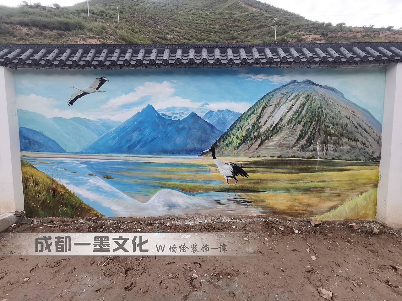 景区墙绘，风景壁画，美丽乡村（图ZNDAyMzc4OTIw） - 绘画 - 站酷设计师农村壁画原创素材 - 站酷ZCOOL