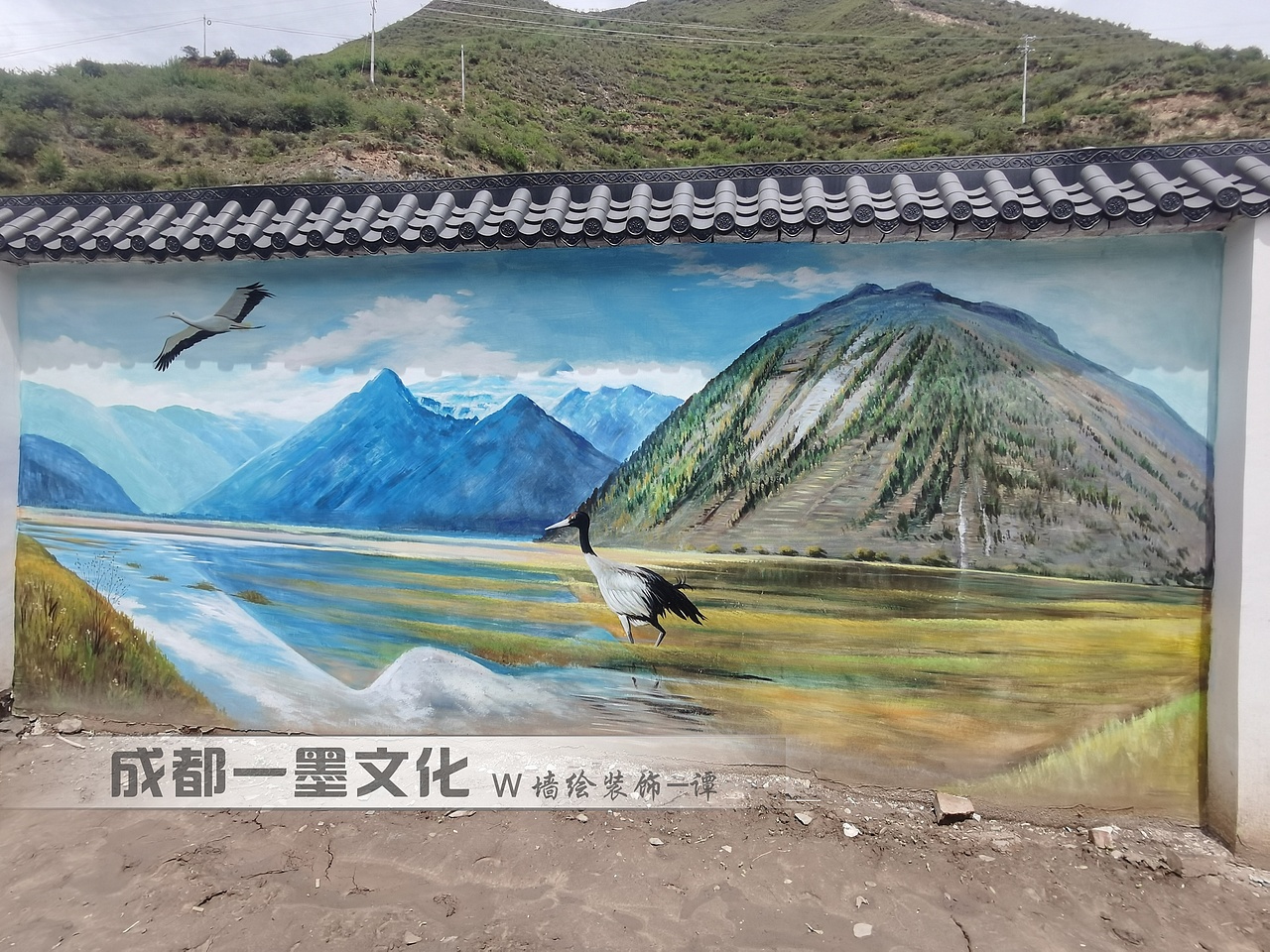 景区墙绘，风景壁画，美丽乡村（图ZNDAyMzc4OTQ4） - 绘画 - 站酷设计师农村壁画原创素材 - 站酷ZCOOL