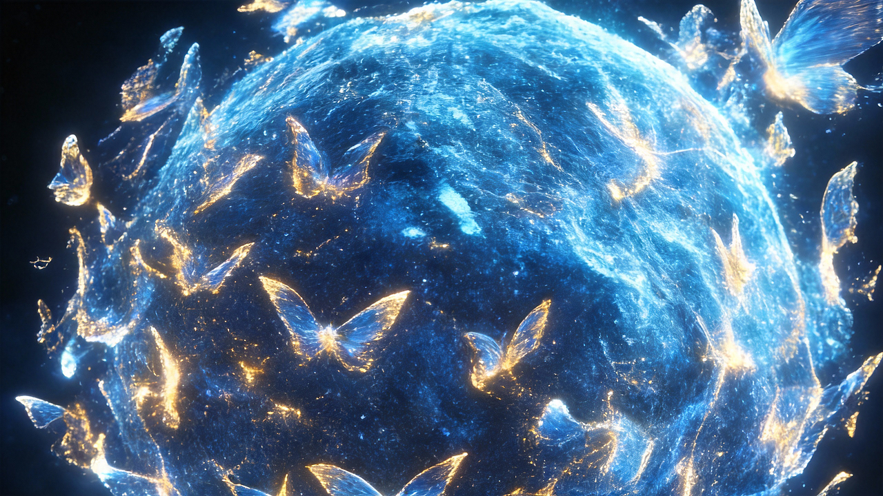 那只蝴蝶吻過隕石-碎裂（圖ZNDAyMzg4NzA4） - AI作品 - 站酷設(shè)計師妖嬈娉原創(chuàng)素材 - 站酷ZCOOL