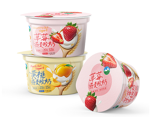 果味燕麦酸奶包装设计