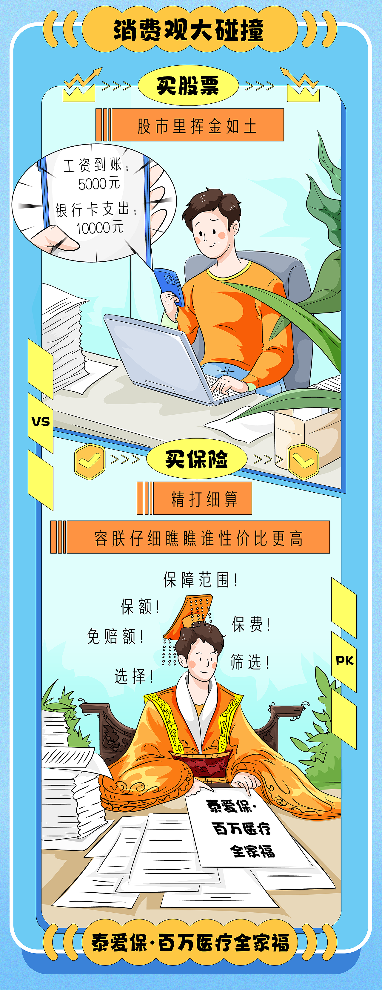 牛市来袭？00后的状态 be like（图ZNDAyMzkxMTg4） - 商业插画 - 站酷设计师油墩子_恒原创素材 - 站酷ZCOOL