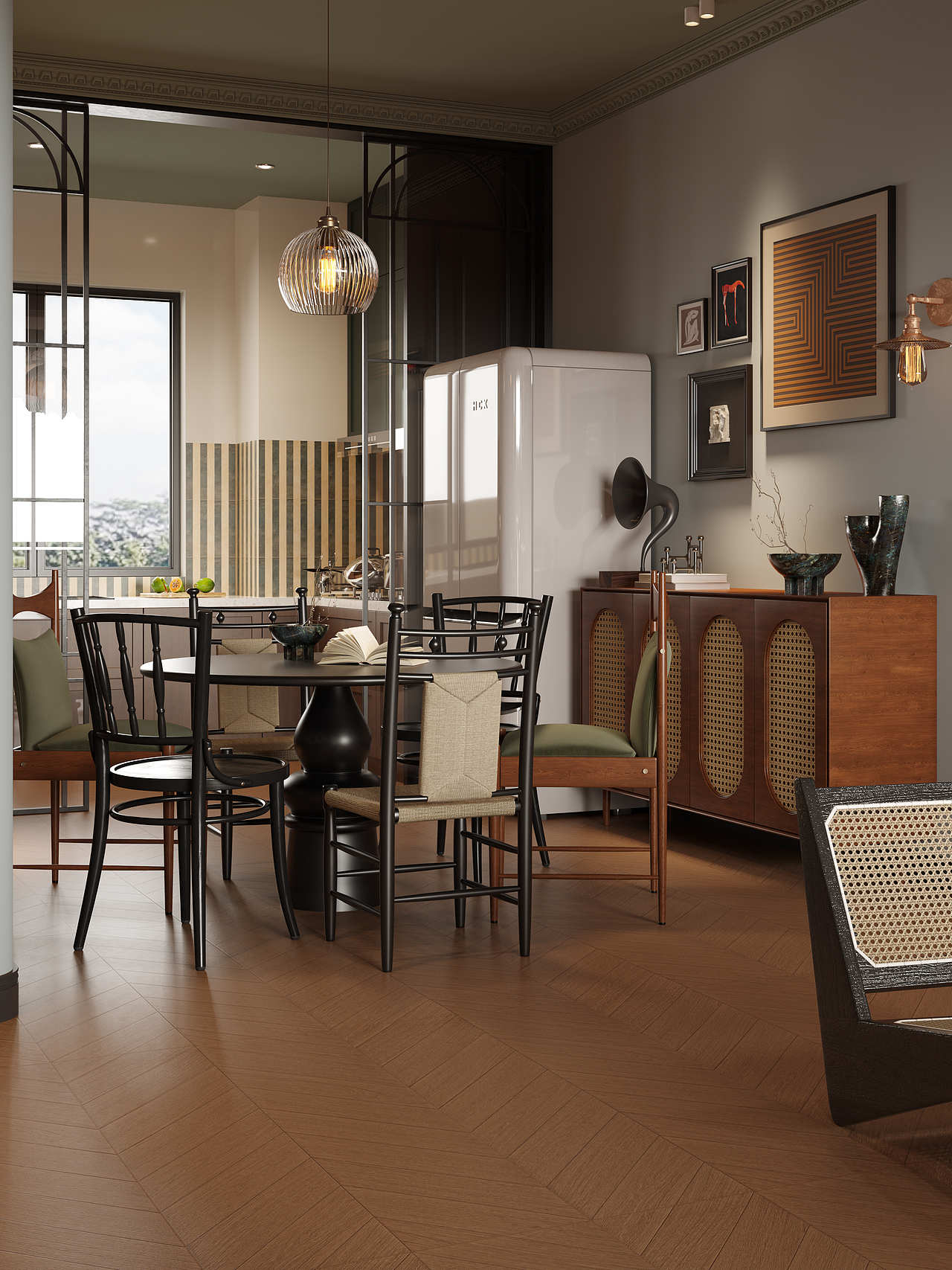 法式复古真的很出效果，很有格调，很耐看！（图ZNDAyMzkyMjA0） - 家装设计 - 站酷设计师一灯照明原创素材 - 站酷ZCOOL