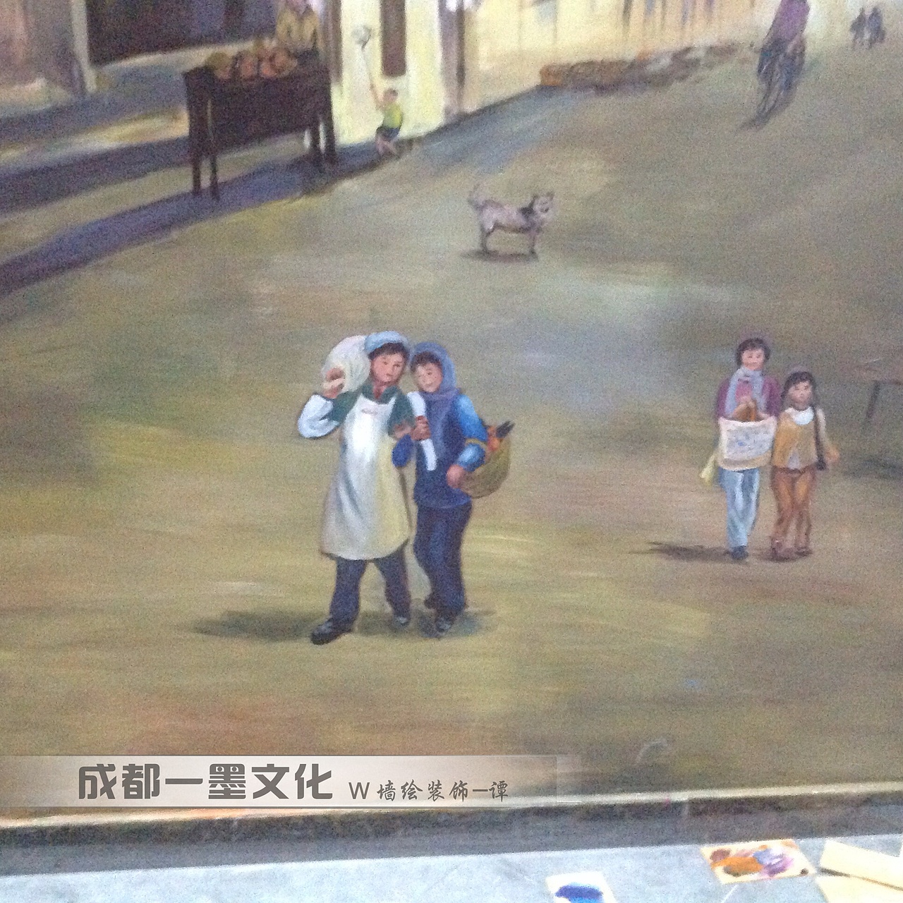 成都墙绘，火锅店墙绘（图ZNDAyMzkzOTY0） - 绘画 - 站酷设计师新农村墙绘原创素材 - 站酷ZCOOL