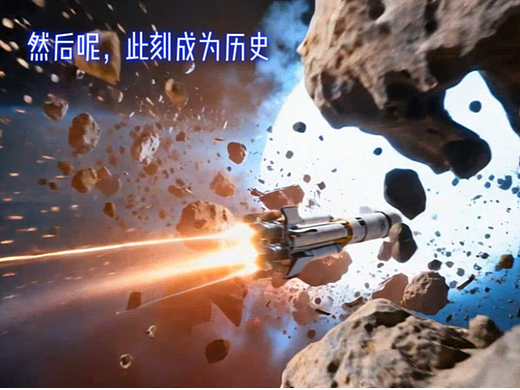 陨石即将撞击地球