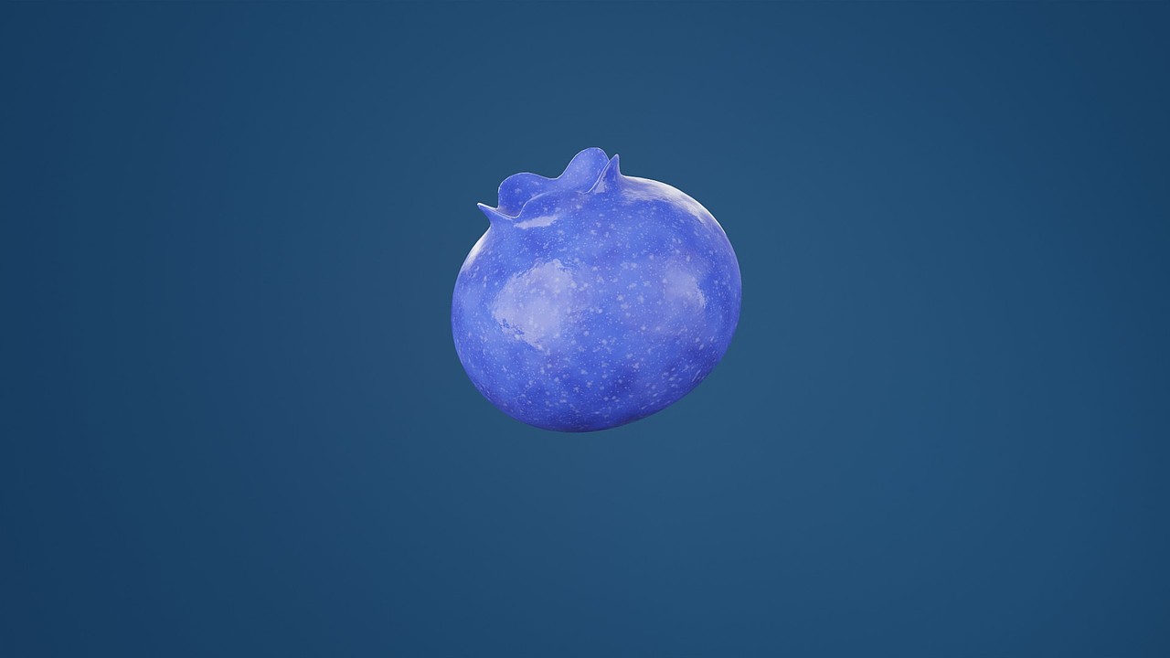 蓝莓建模 blender 临摹（图ZNDAyMzk3MTI0） - 产品 - 站酷设计师阿羄C原创素材 - 站酷ZCOOL