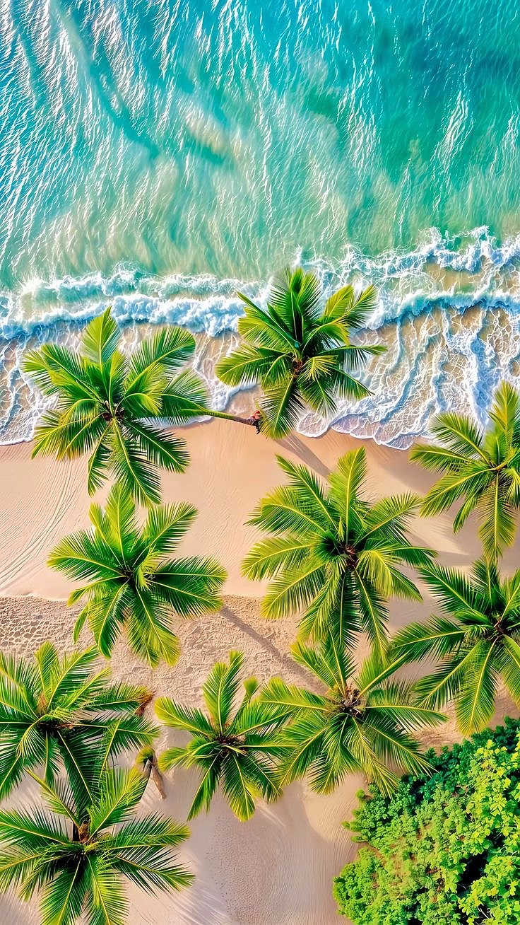 椰影斜阳处，海天共温柔（图ZNDAyMzk3MzA0） - 风光摄影 - 站酷设计师一小迷糊一原创素材 - 站酷ZCOOL