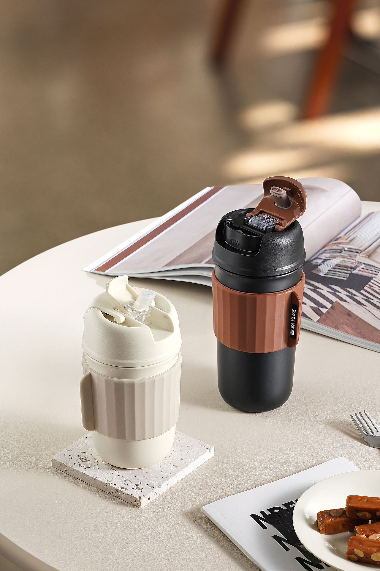 一些女性保温杯合集（图ZNDAyMzk4NDg0） - 产品摄影 - 站酷设计师Violet9527原创素材 - 站酷ZCOOL