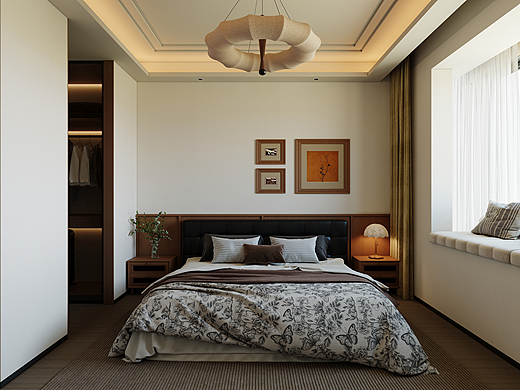 中古风格家装效果图