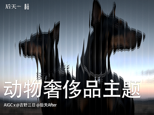 AIGC 动物奢侈品主题 / 平面拍摄