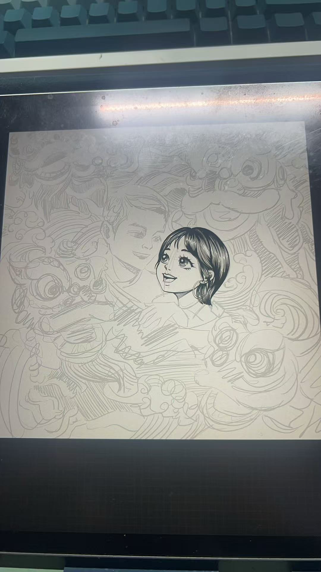 【以线传情】《十年·同心》主题贺图创作（图ZNDAyNDA0OTky） - 新锐潮流插画 - 站酷设计师eugue原创素材 - 站酷ZCOOL