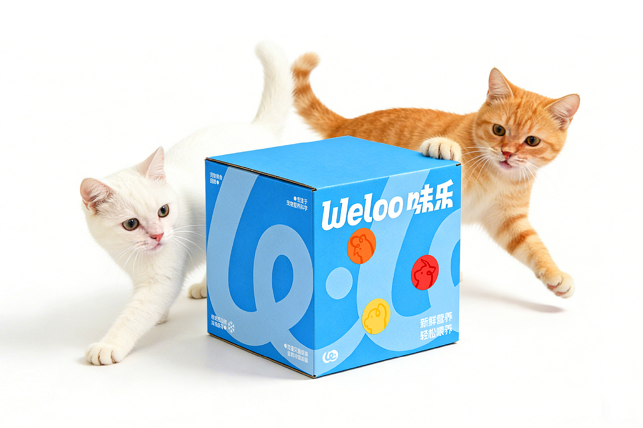 味乐Weloo 宠物鲜食品牌形象设计（图ZNDAyNDA5OTMy） - 品牌 - 站酷设计师D2D_STUDIO原创素材 - 站酷ZCOOL