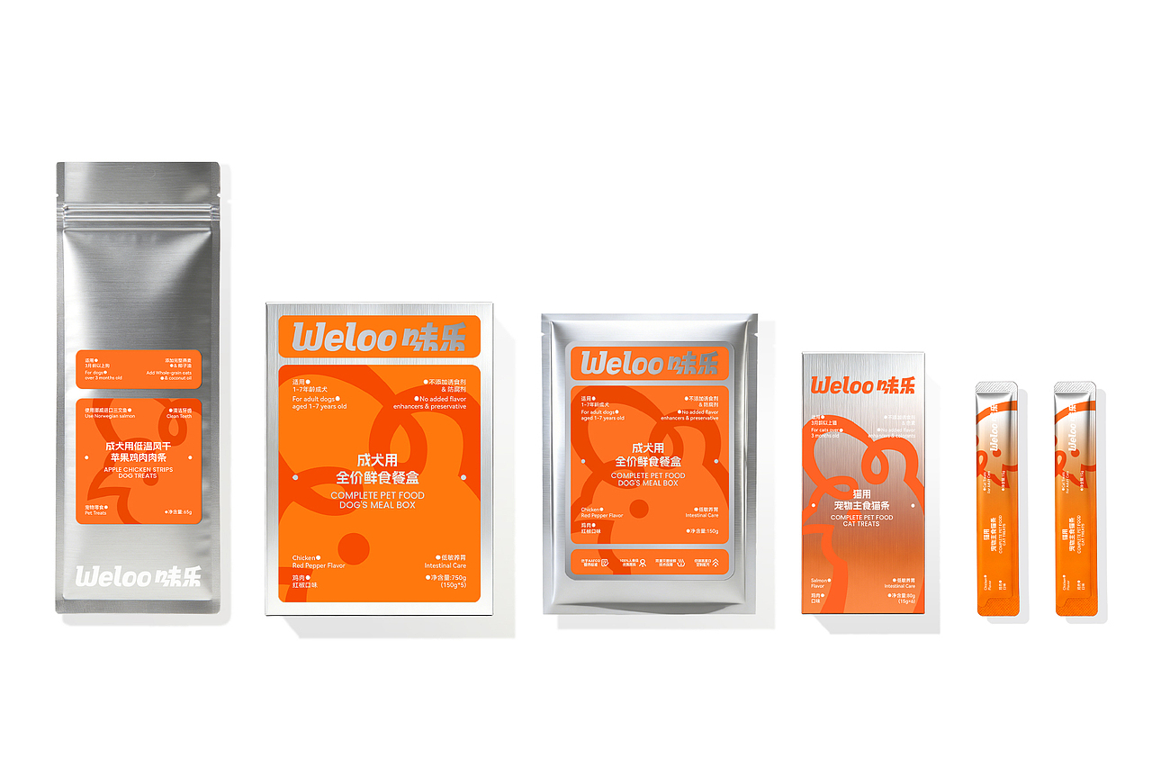 味乐Weloo 宠物鲜食品牌形象设计（图ZNDAyNDEwMDYw） - 品牌 - 站酷设计师D2D_STUDIO原创素材 - 站酷ZCOOL