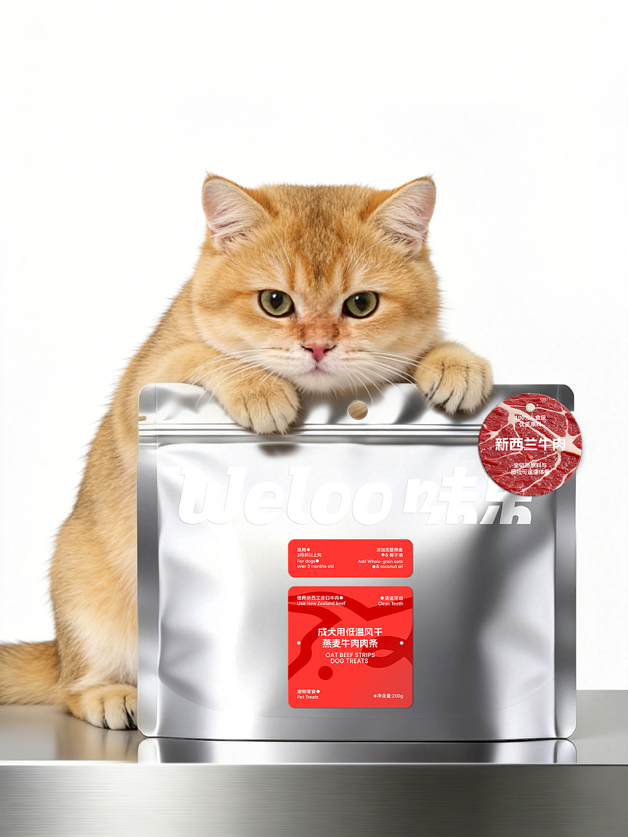 味乐Weloo 宠物鲜食品牌形象设计（图ZNDAyNDEwMDc2） - 品牌 - 站酷设计师D2D_STUDIO原创素材 - 站酷ZCOOL