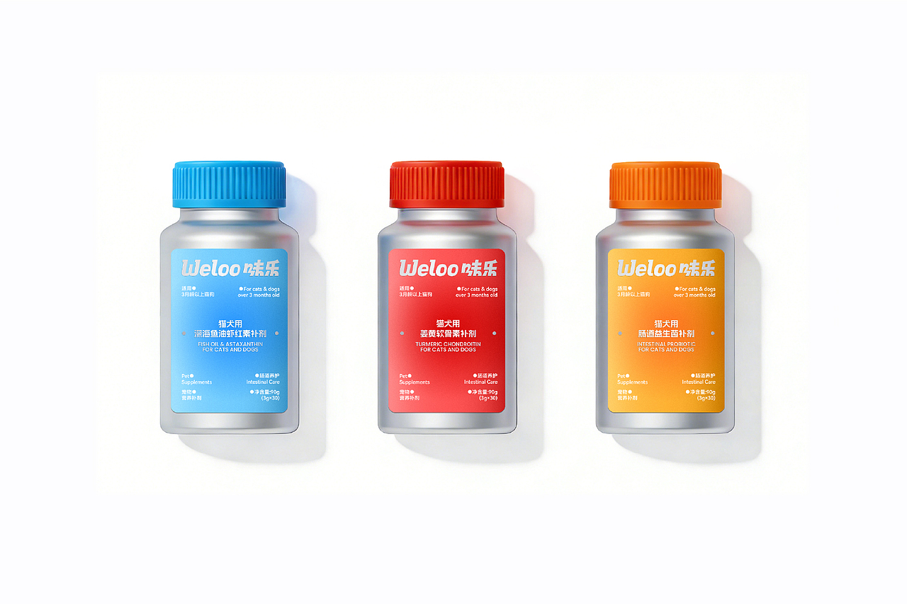 味乐Weloo 宠物鲜食品牌形象设计（图ZNDAyNDEwMTA0） - 品牌 - 站酷设计师D2D_STUDIO原创素材 - 站酷ZCOOL